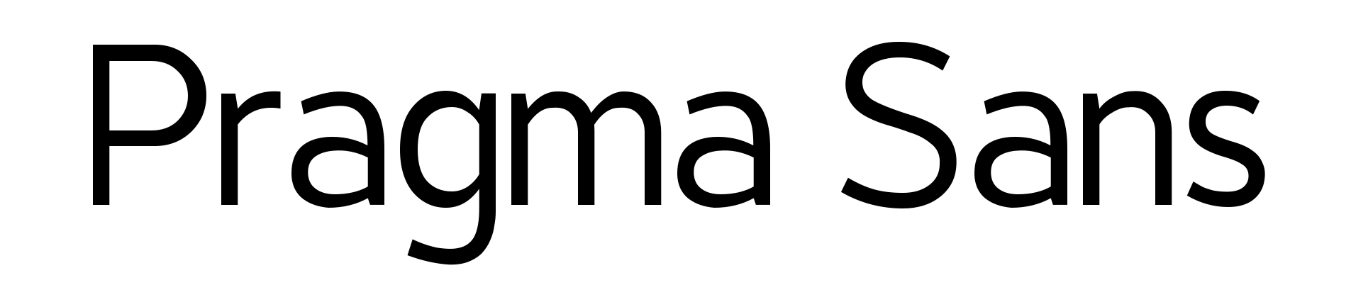 Pragma Sans